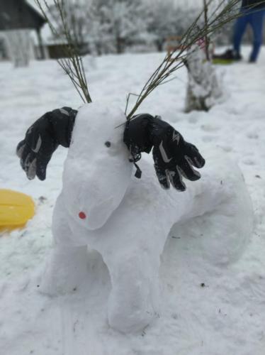 Soutěž o nejkrásnější sněhovou sochu