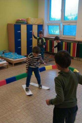 Lyžování ve školce