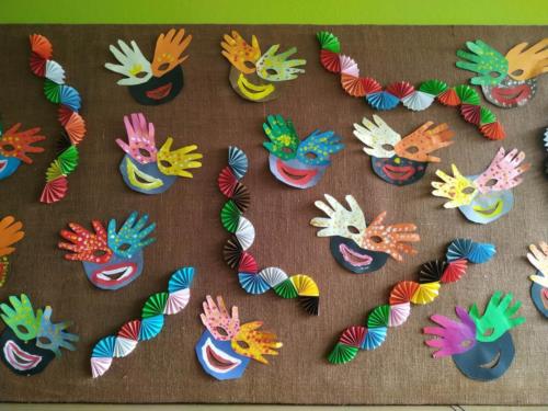 Výroba masek na karneval