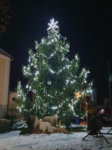 Adventní rozsvícení dolnocerekvického vánočního stromku