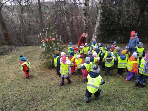 Společné čekání u stromečku