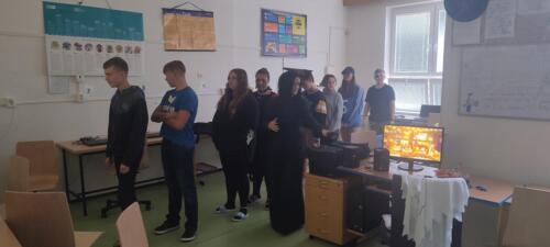 halloweenske tancovani