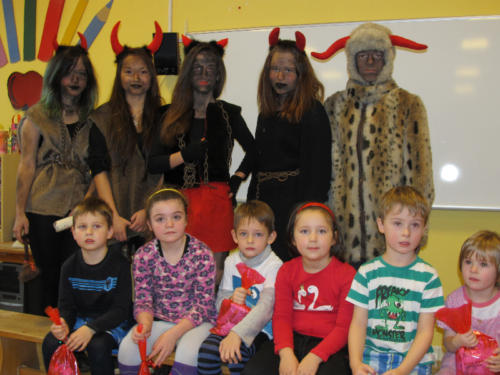 Mikuláš ve školce 2014