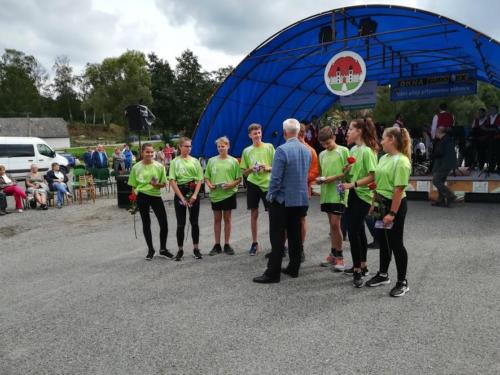 Vystoupení deváťáků na "Dechovkách"