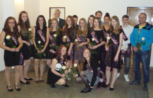 Šerpování deváťáků na Josefovské zábavě