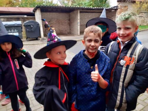 Dušičkový podvečer v družině